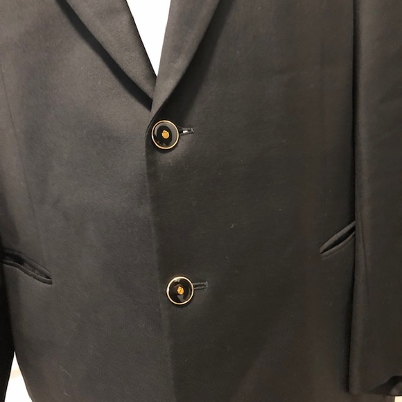 Mens Classic Black blazer made by Baumler - Picture 4 of 9